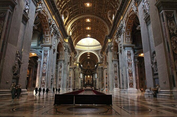 St. Peter's Basilica and Papal Grottoes Guided Tour - St. Peter’s Square: Bernini’s Visual Effects and the Egyptian Obelisk