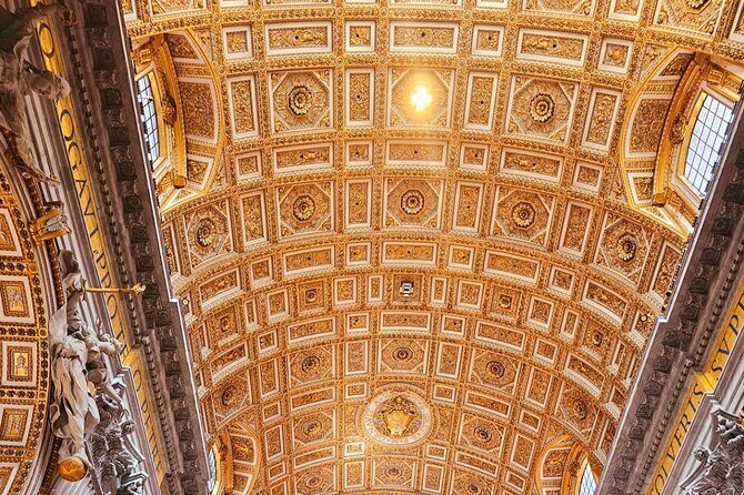 St. Peter's Basilica Dome to Underground Grottoes Tour - Cupola di San Pietro: elevator up, views out, sore legs down