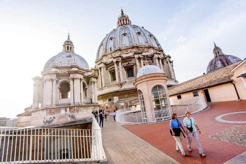 St Peter's Basilica Express Guided Tour with Dome Climb - Papal tombs via digital tour: your pace, your focus
