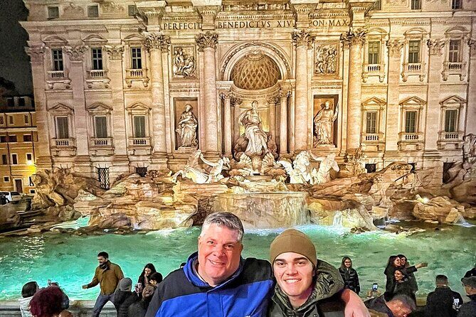 Sunset/By Night Private Tour of Rome by Golf Cart Gelato or Wine - Trevi Fountain after dark: legends and a coin-toss moment
