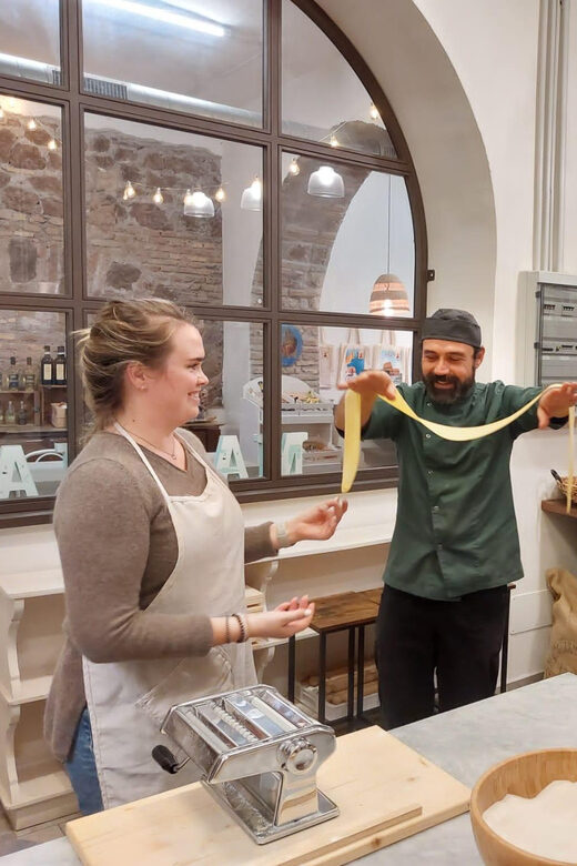 Super Fun Pasta and Gelato Cooking Class by the Vatican - Eat What You Cook: Appetizers, Wine, Beer, and the Full Meal Moment