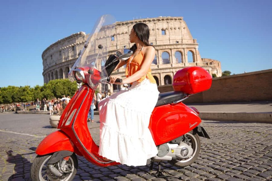 Taste, Explore, Capture-All inclusive Vespa Tour in Rome - Giardino degli Aranci: Break Time Plus a Guided Visit (20 Minutes)