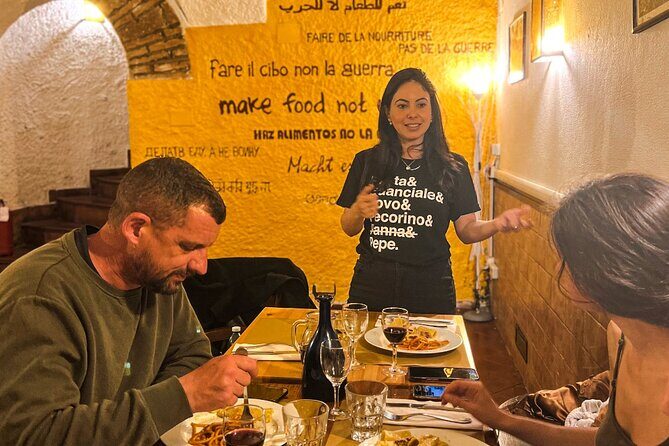 Tastes of Trastevere: Pasta, Gelato & Roman Delights Food Tour - Vegetarian Options, but Not Gluten-Free or Vegan