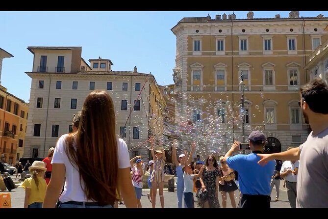 The best of Rome by Golf Cart - private tour - Pincian Hill and the Terrazza del Colle Pincio behind Villa Borghese