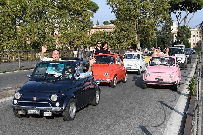 The ORIGINAL Fiat 500 3hour chauffeured tour - Porta San Paolo and the Colosseum photo moment