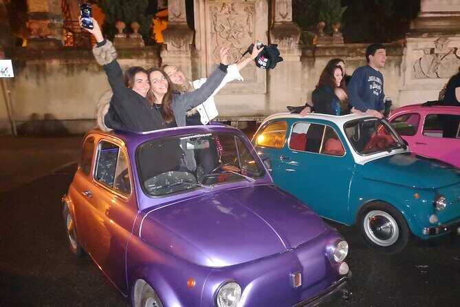 The Original Fiat 500 Night Tour of Rome - Your 7:00 pm plan and what “private” changes