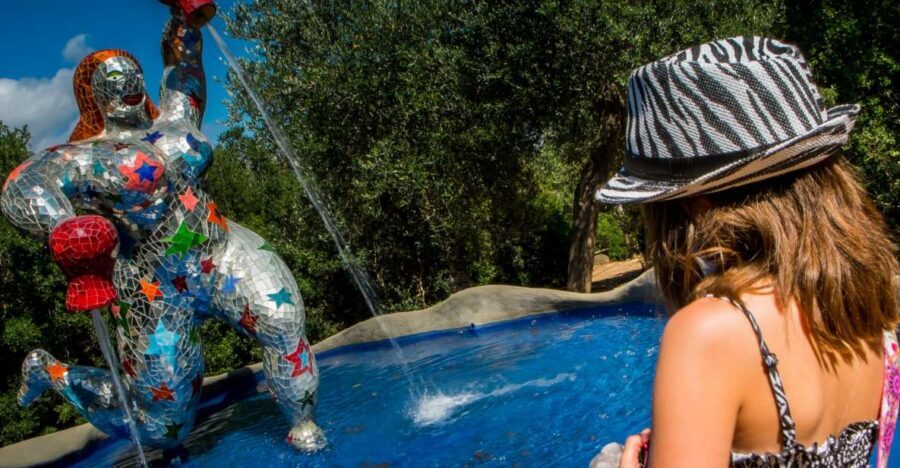 The place of dreams: the Tarot Garden w/Wine tasting - How it plays out from the port
