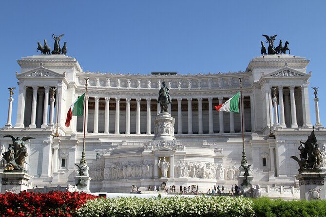 The Ultimate Golf Cart Tour Adventure - Piazza Venezia: where the city’s big roads meet Roman power