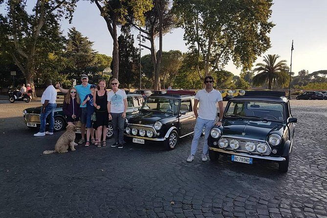 THINK BIG, GO MINI! Rome Day&Night in Mini Cooper Classic Cabrio - Castel Sant’Angelo and the Gianicolo Hill Views