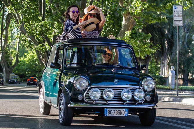 THINK BIG, GO MINI! Rome Day&Night in Mini Cooper Classic Cabrio - Fontana dell’Acqua Paola and the Trastevere Night Orientation