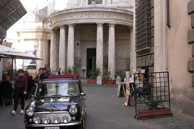 THINK BIG, GO MINI! Rome Day&Night in Mini Cooper Classic Cabrio - Piazza Navona, Bernini’s Fountains, and Borromini’s Corner of Rome