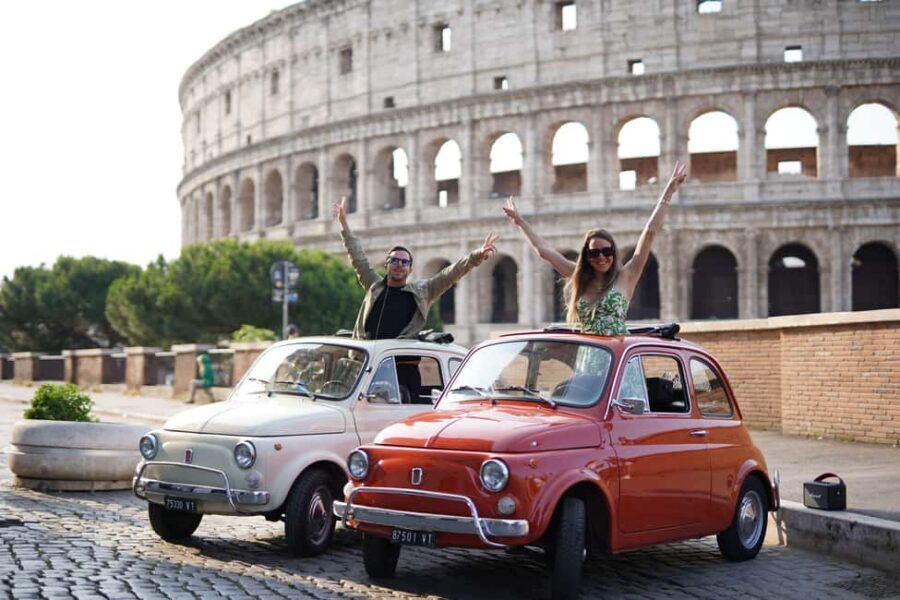 Timeless Rome: A Journey in a Vintage Fiat 500 - Circus Maximus Pass-By and Trastevere Pass-By: The Rome Flavor