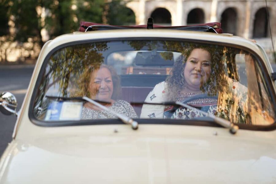 Timeless Rome: A Journey in a Vintage Fiat 500 - Live Guides, Multiple Languages, and Helpful Coordination
