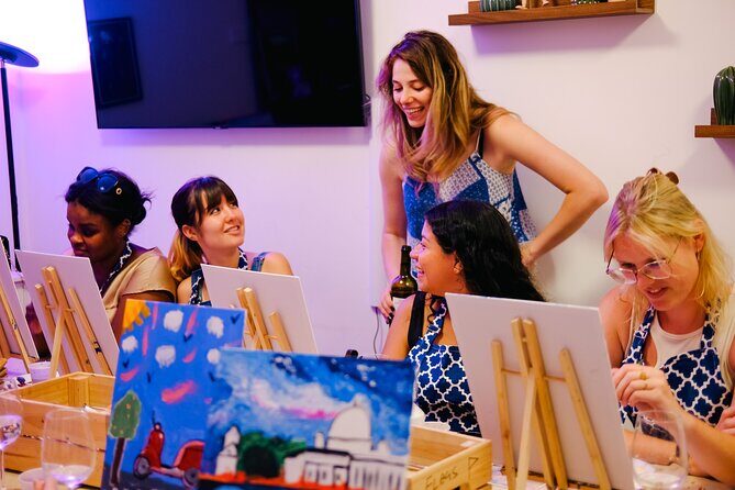 Tipsy Painting Class Rome - Quick highlights in Monti