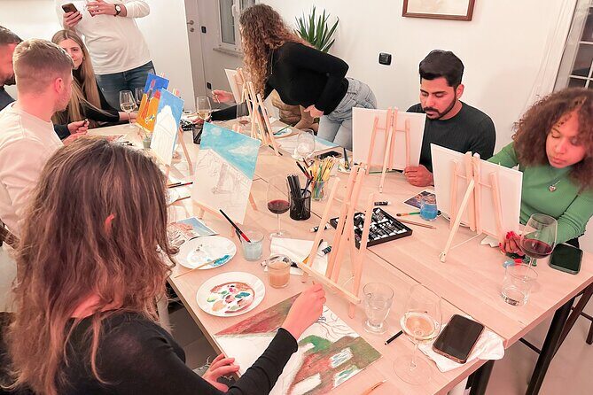 Tipsy Painting Class Rome - Your take-home souvenir: a real canvas, not a selfie