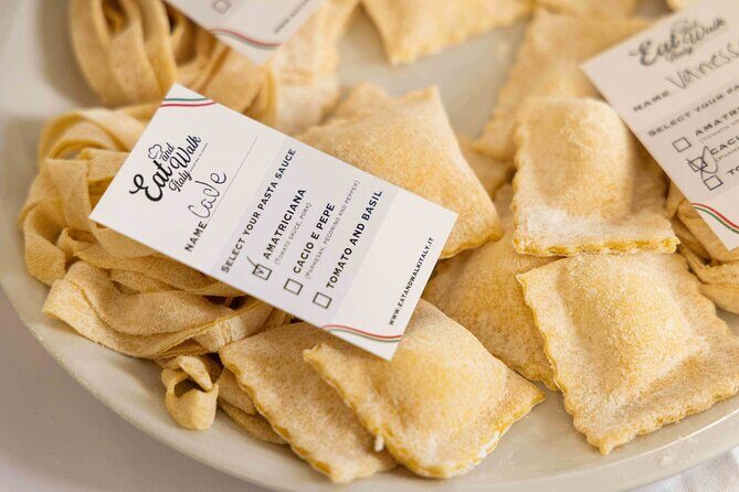 Top Class of Ravioli, Fettuccine and Tiramisu Workshop in Rome - Drinks, dinner, and what you should verify at check-in