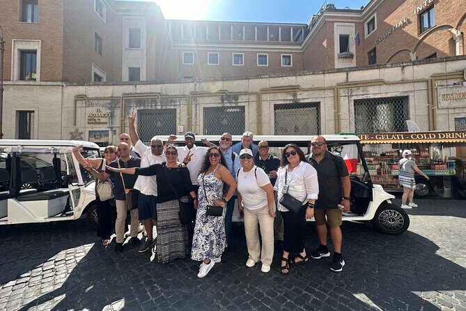 Top Ten Rome Major Attractions by Golf Cart - Piazza Navona: baroque fountains and an easy finale