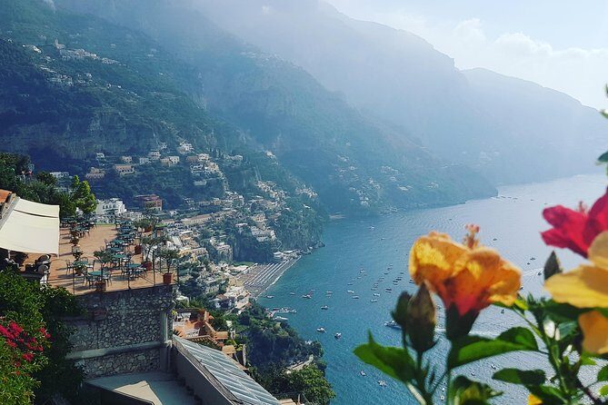 TOUR : EXCLUSIVE AMALFI COAST : Positano Sorrento Pompeii - Positano in one hour: stairs, boutiques, and beach-level views