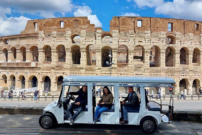 Tour of Rome in 7 Seater Golf Cart - Your Route in Order: From Aventine Keyhole to Colosseum