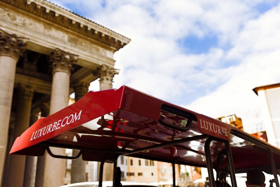 Tour of Rome in Golf Cart: Ancient Rome - Colosseum from the privileged angle: 20 minutes of big views