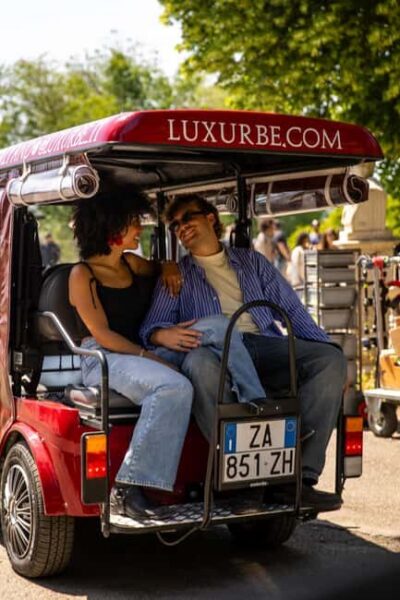 Tour of Rome in Golf Cart: Seven Hills of Rome - Piazza del Popolo start, then Via dei Condotti for instant Rome energy
