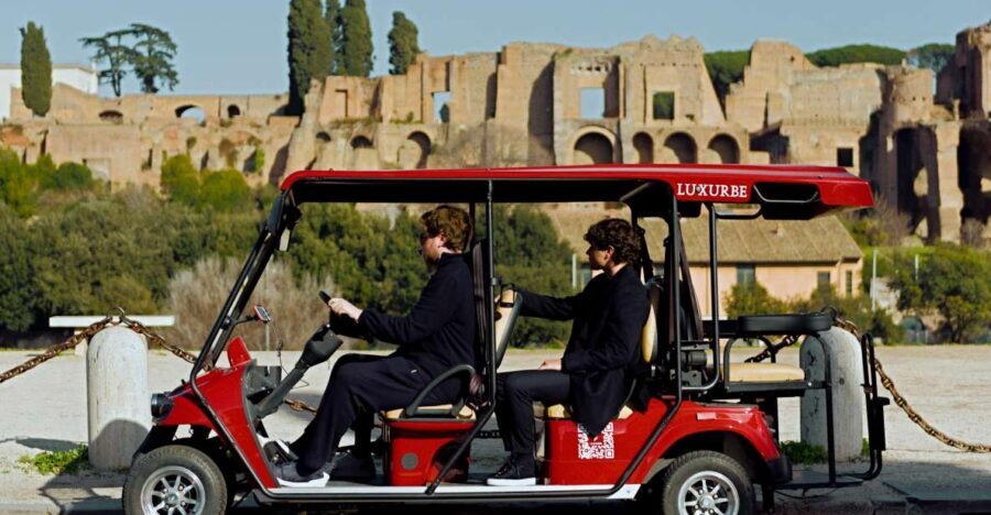 Tour of Rome in Golf Cart: Seven Hills of Rome - Michelangelo’s Campidoglio and the Quirinale viewpoints
