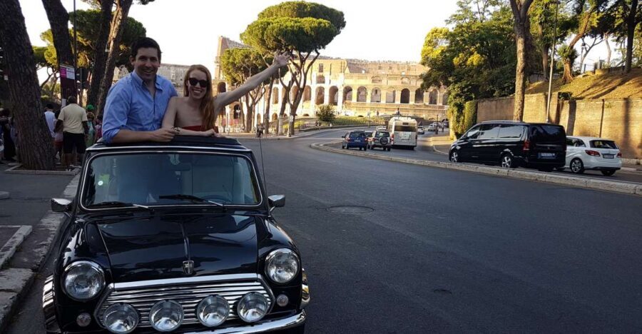 Tour of Rome in Mini Cooper Classic Cabriolet - The 3-Hour Route: Colosseum to Vatican Area to Trastevere
