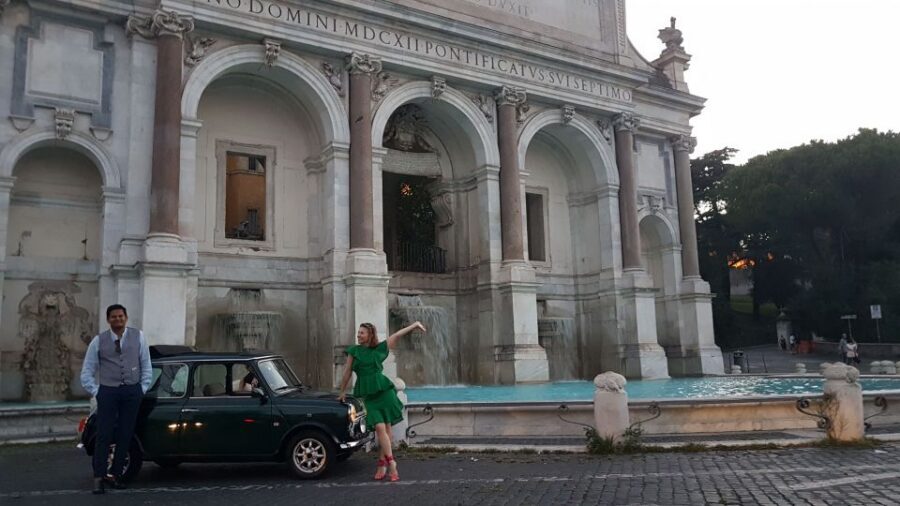 Tour of Rome in Mini Cooper Classic Cabriolet - The Hill Views: Gianicolo, Monte Aventino, Campidoglio