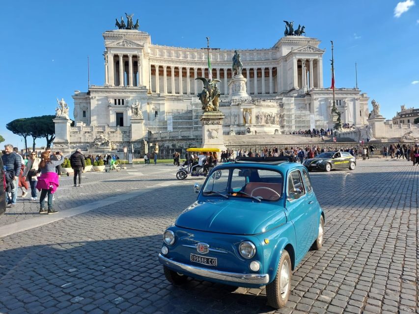 Tour of Rome on board a Vintage Fiat 500 - Why a 1967 Fiat 500 F makes Rome feel different