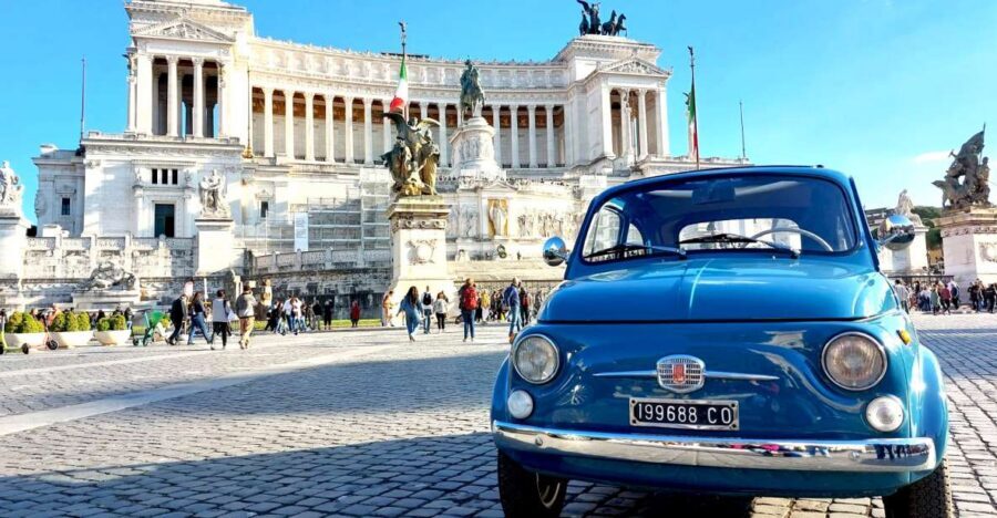 Tour of Rome on board a Vintage Fiat 500 - Piazza Navona to St. Peter’s: Rome’s contrast in one route