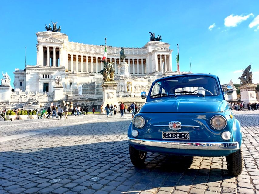 Tour of Rome on board a Vintage Fiat 500 - Circus Maximus, Imperial Fora, and Palatine Hill: ancient Rome’s side roads