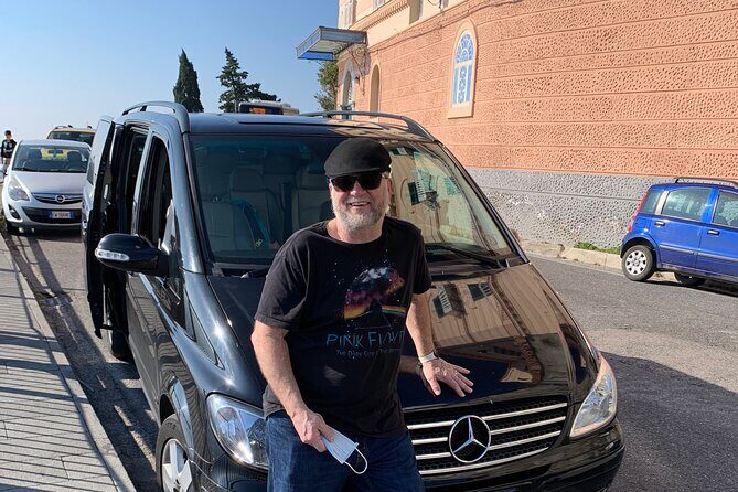 Transfer Rome to Sorrento Private Mercedes - Optional stops you can add: Pompeii, Positano, or a Mount Vesuvius winery