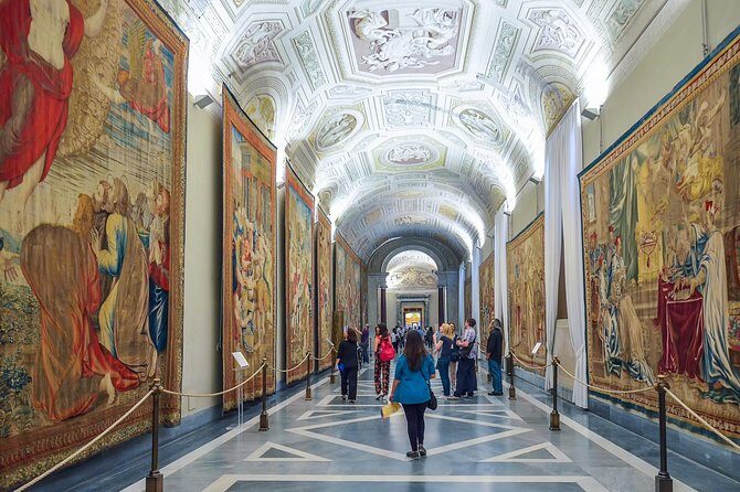 Vatican Museum and Sistine Chapel Guided Tour | Group Tour - The Gallery Run: Candelabras, Tapestries, and Maps