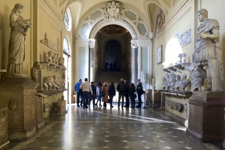 Vatican: Sistine Chapel and Vatican Museums Small Group Tour - Cabinet of the Masks: a weirdly memorable, very human stop