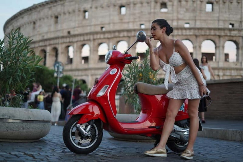 Vespa city tour in Rome with two different routes - Riding Setup: Passenger-Only, Driver-Control, and Helmet Safety
