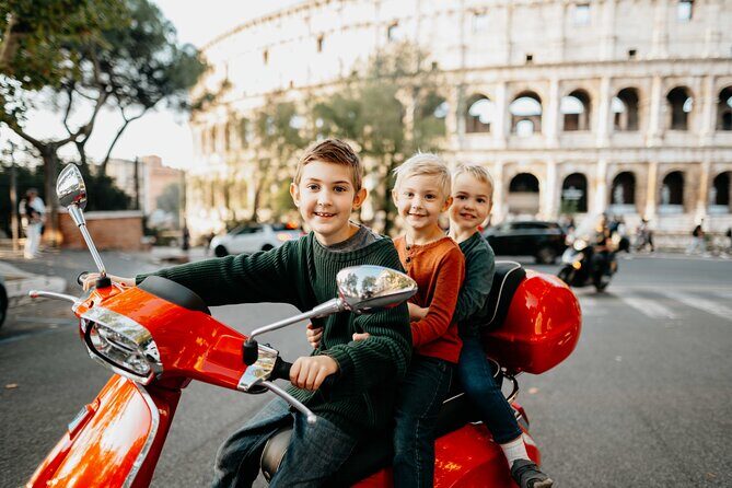 Vespa Photoshoot & Rome Tour - Colosseum-area start: why that first photo block hits