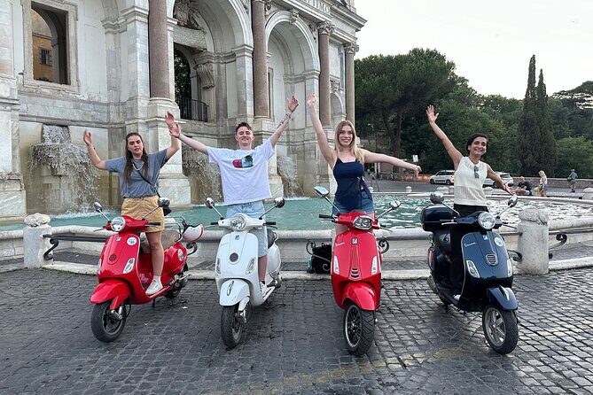 Vespa Photoshoot & Rome Tour - On-the-scooter photo moments (and the off-Vespa portraits too)