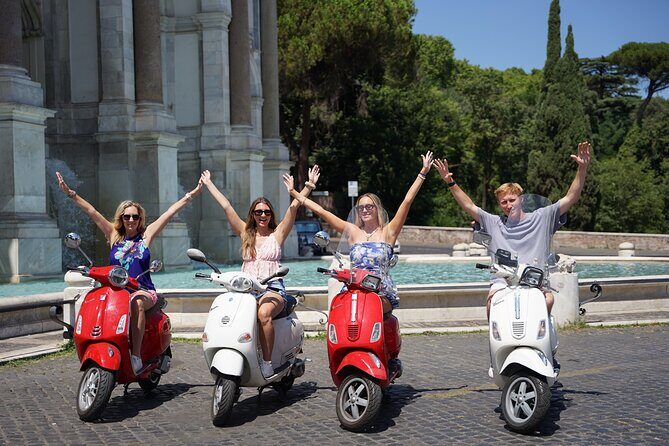 Vespa Scooter Tour in Rome with Professional Photographer - Key highlights