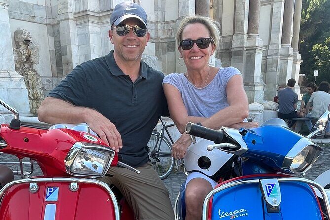 Vespa Self Drive Tour in Rome (Experience is a must!!) - Giardino degli Aranci: orange-grove time without the long detour