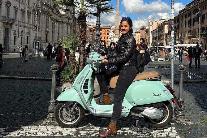Vespa Tour in Rome Driven by Us with Optional Pick Up - Stop 5: Terme di Caracalla—ancient scale without the line chaos
