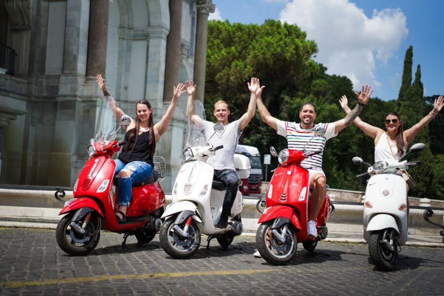 Vespa tour with Professional Photoshoot - Meet at Cafe Roma and get rolling fast
