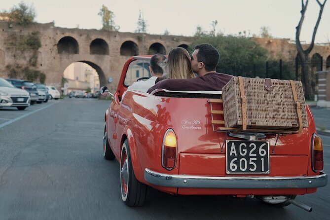 Vintage Fiat 500 Cabriolet: Rome's Highlight Semi Private Tour - Baths of Caracalla and Circus Maximus: Ruins With a Sense of Scale
