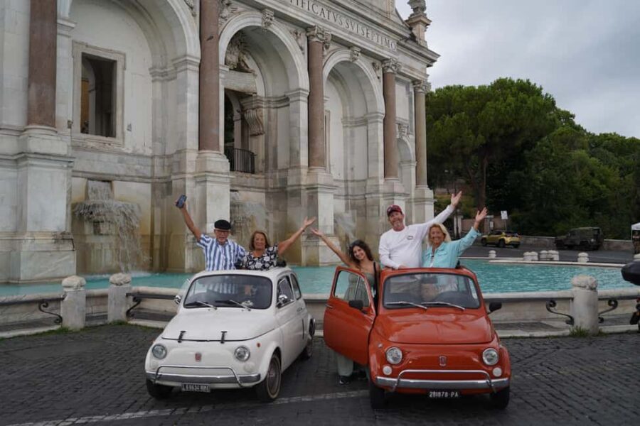 Vintage Fiat500 car Tour by Professional Photographer - Why a vintage Fiat 500 is the best way to see Rome fast