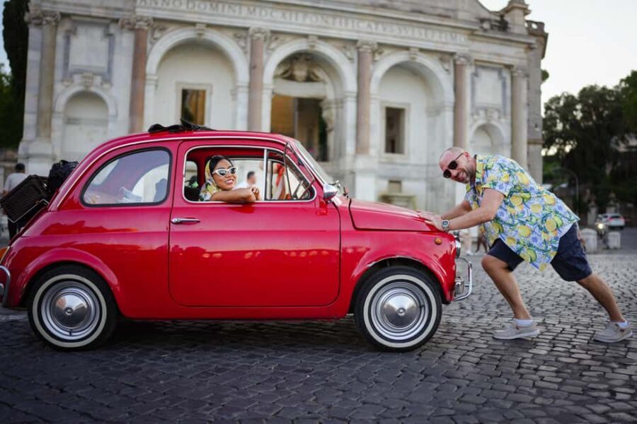 Vintage Fiat500 car Tour by Professional Photographer - Giardino degli Aranci: the Orange Garden break you’ll remember