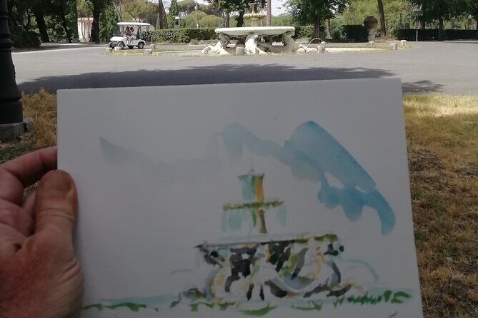 Watercolor Private Tour at Villa Borghese Rome with Guido - What you get (and what you’ll want to bring)